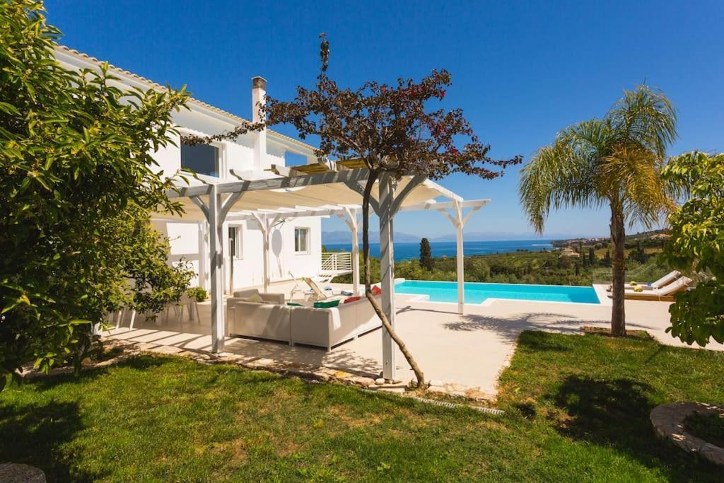 Koroni - Villa Merkouri - Entire Villa With Panoramic View Екстериор снимка